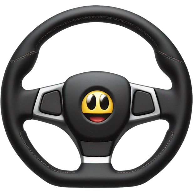 Sporty steering wheel emoji