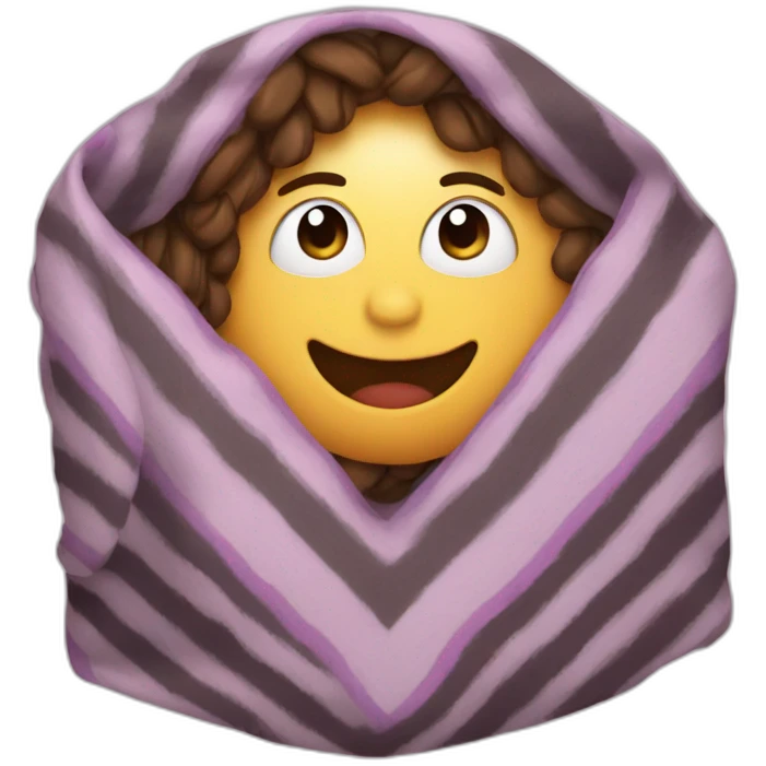 blanket with bbc emoji