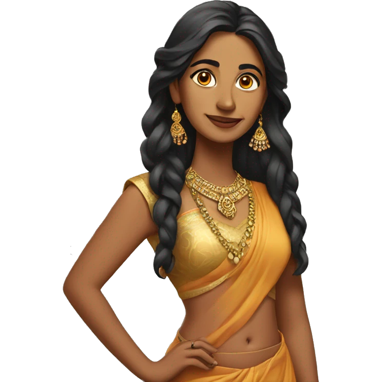 Beautiful Indian woman emoji