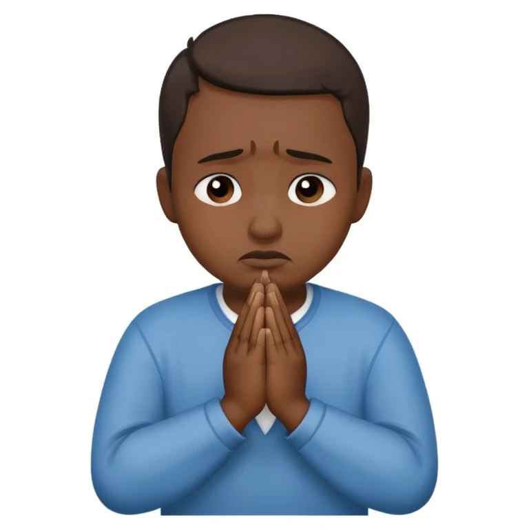 😭+🙏🏿 emoji