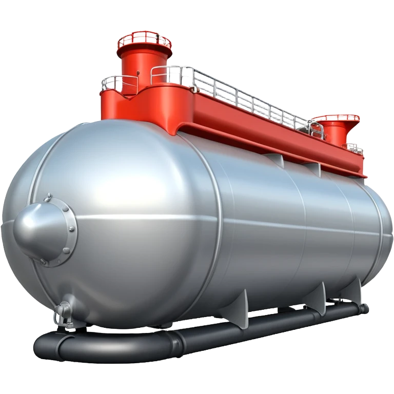create an ultra realistic American modern liquefied gas tanker emoji