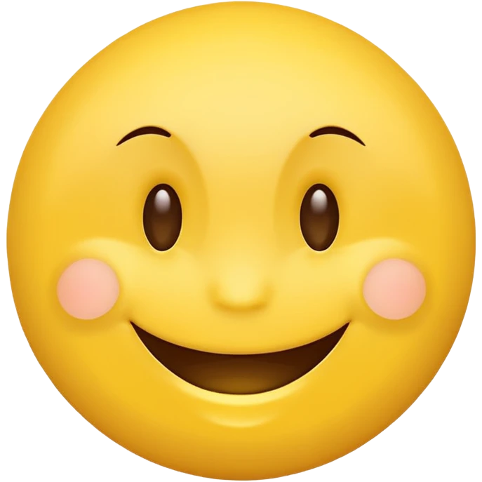 cheerful classic smiley face emoji emoji