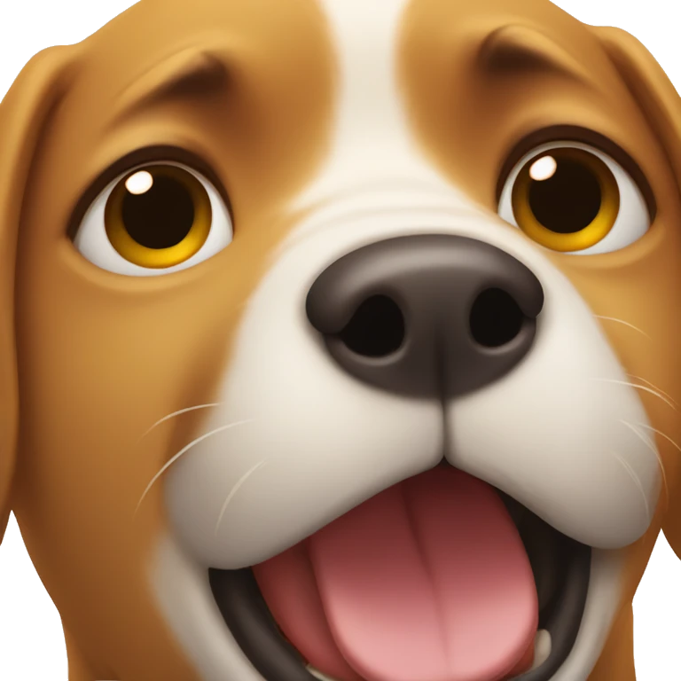 Dog crying emoji