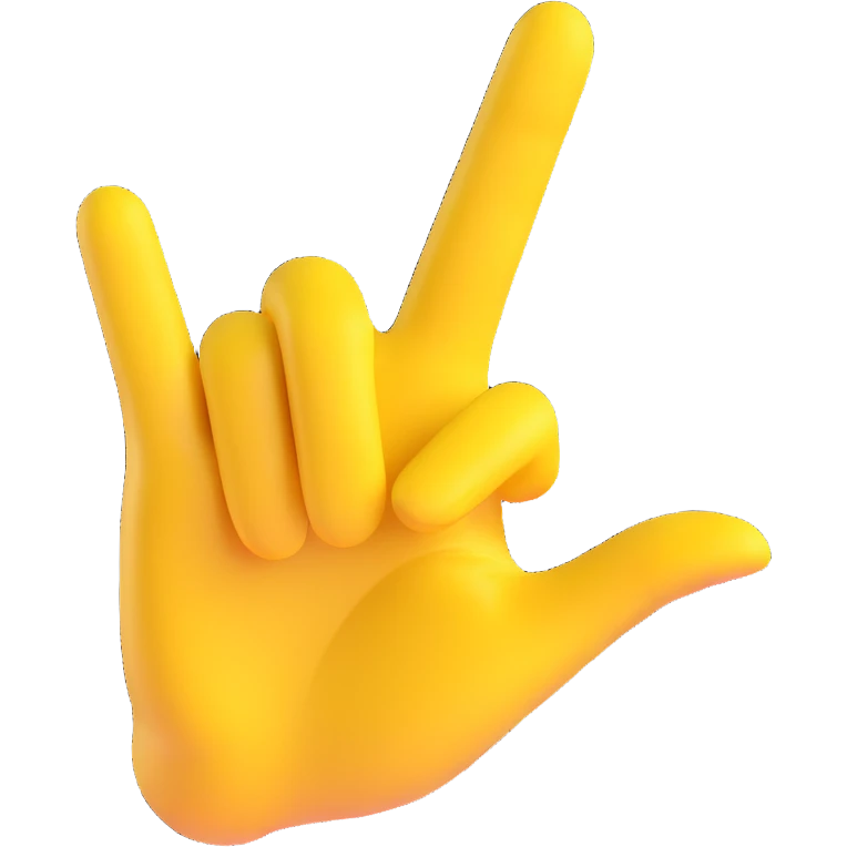 Convert the hand making the 'OK' gesture into a 3D emoji style with a smooth and rounded look, keeping the pose and proportions intact. Use yellow emoji color. Transparent background. emoji