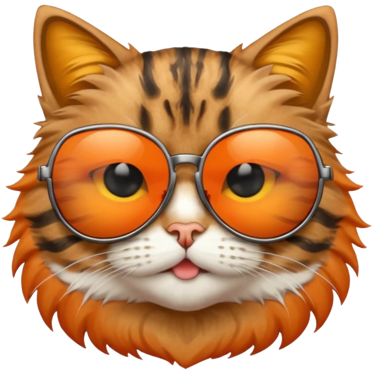 Cat wearing sunglasses emoji