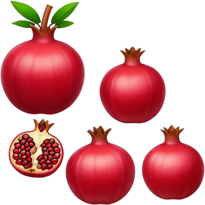 5 Mini pomegranate  emoji