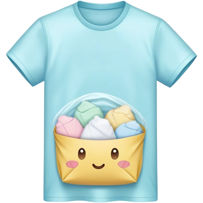 Cute shirt I in a little wrapper  emoji