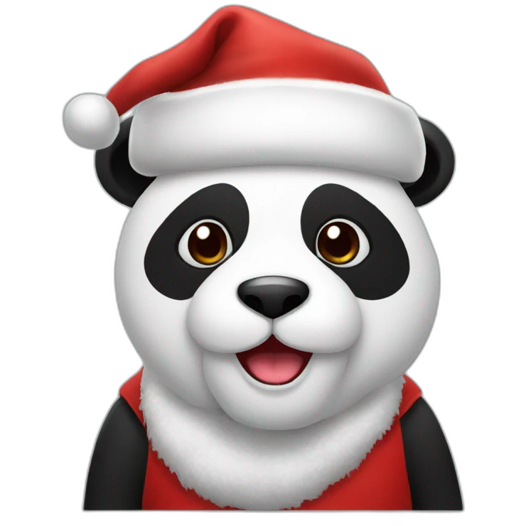 PANDA SANTA emoji