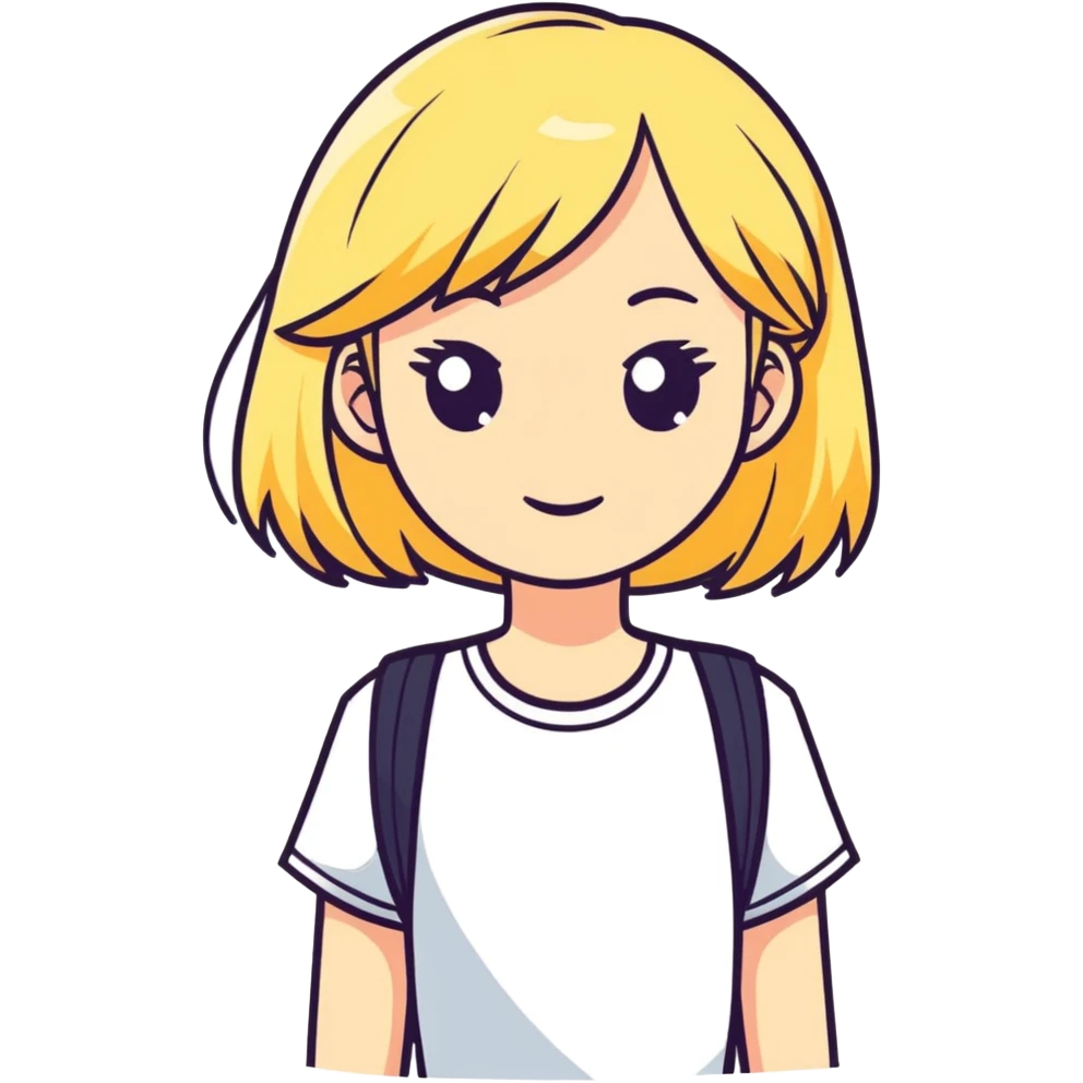 Blonde girl emoji