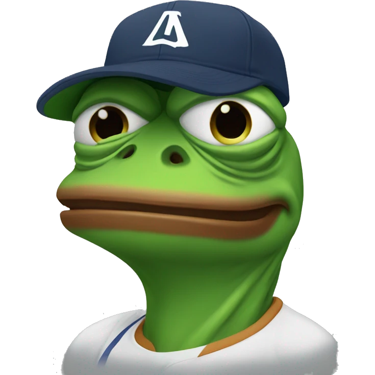 Pepe with Nike hat emoji