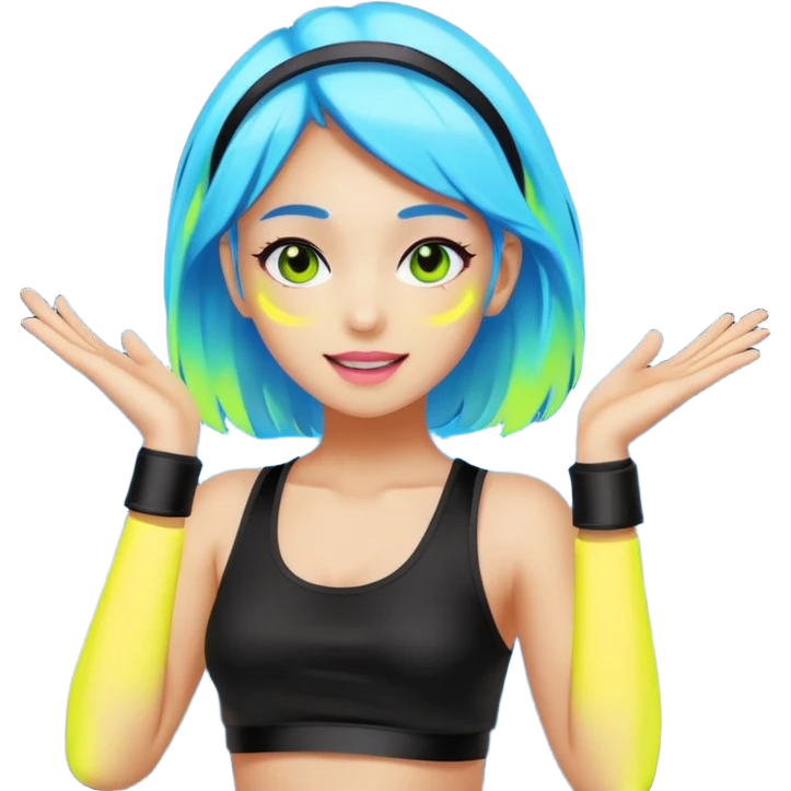 girl at rave emoji