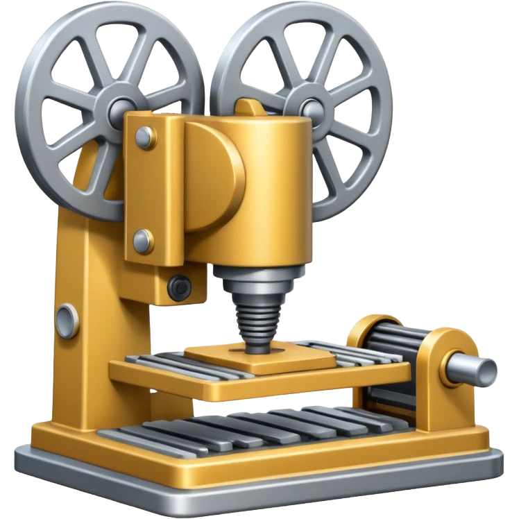 mac os icon mechanical press machine emoji