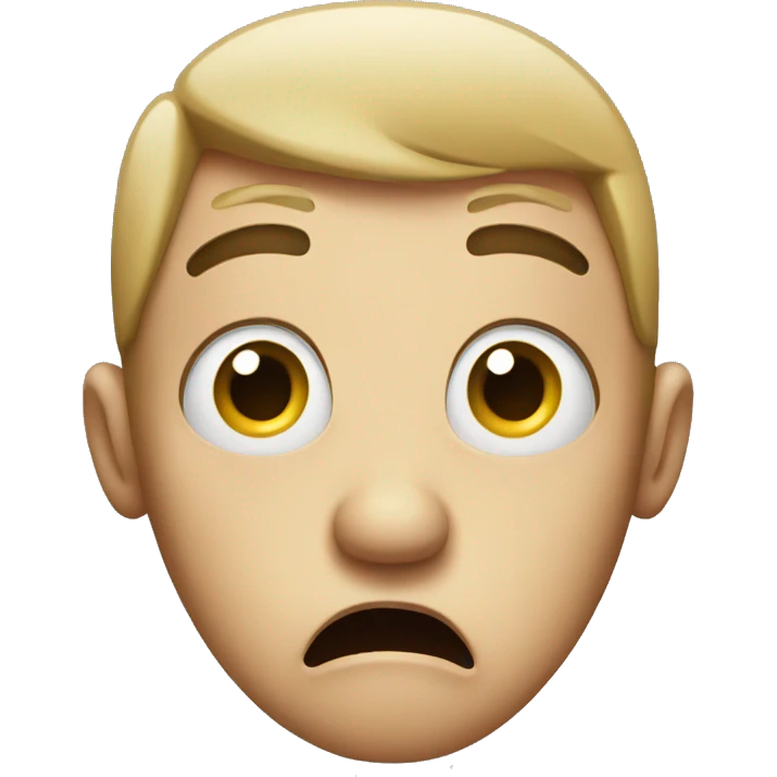 Shocked face emoji