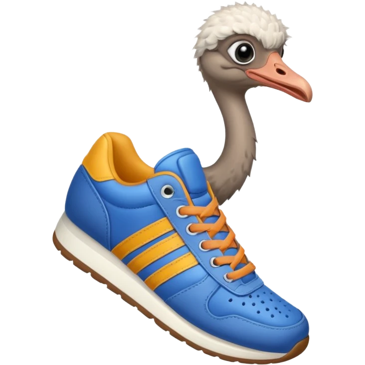  ostrich-in-sneakers emoji