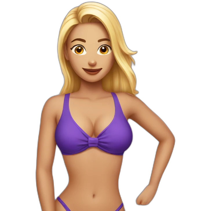 sexy lady in swimsuit emoji