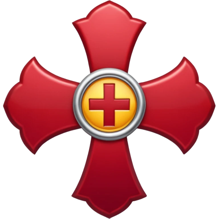 Cruz de borgoña emoji