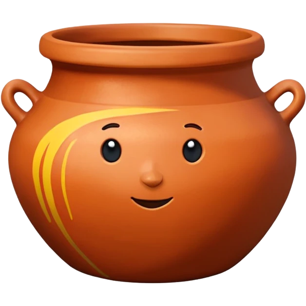 Painted Clay Pot emoji