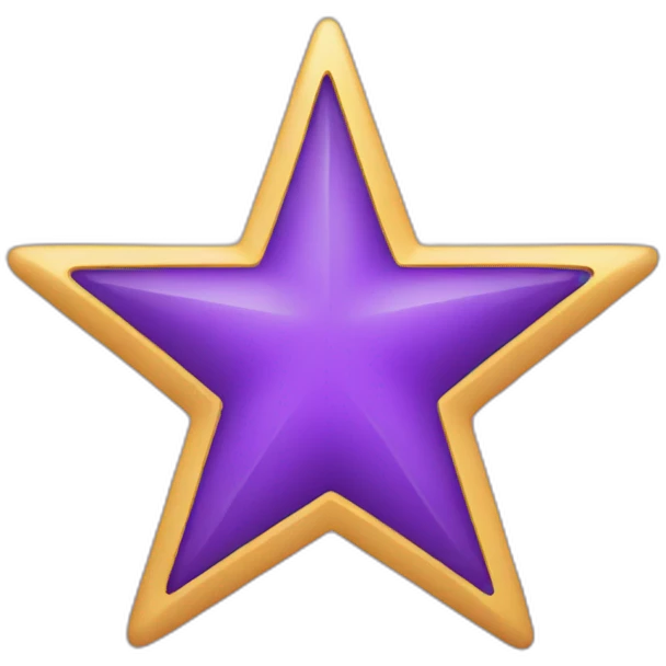 puple star emoji