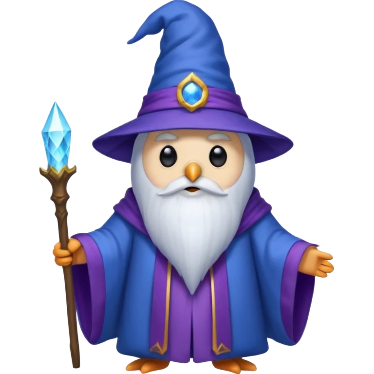 Penguin Wizard emoji