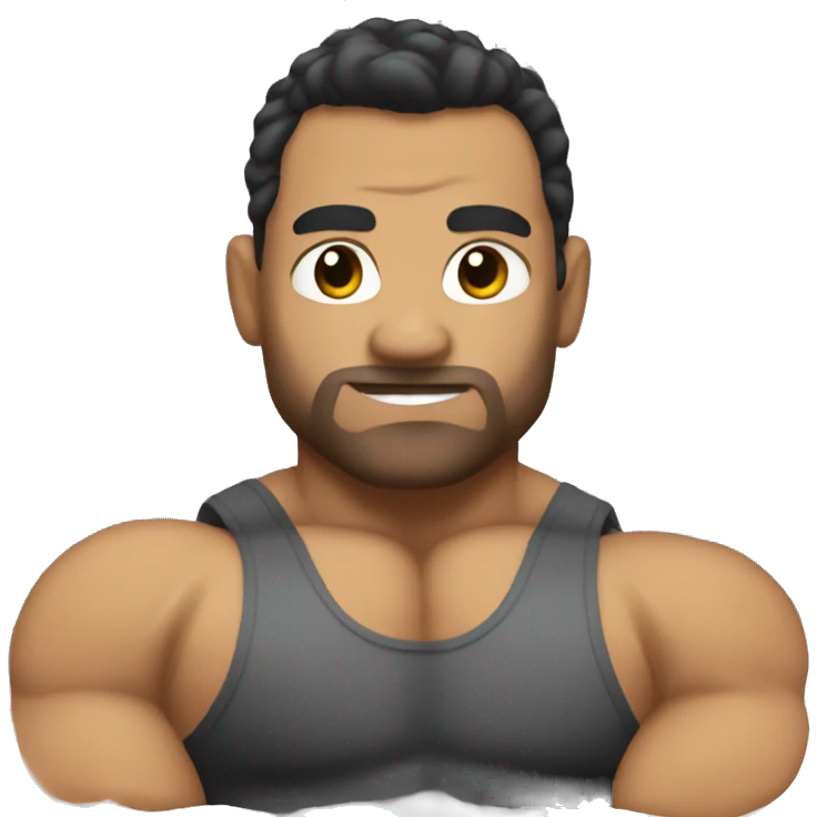 Me as a strong bodybuilder  emoji