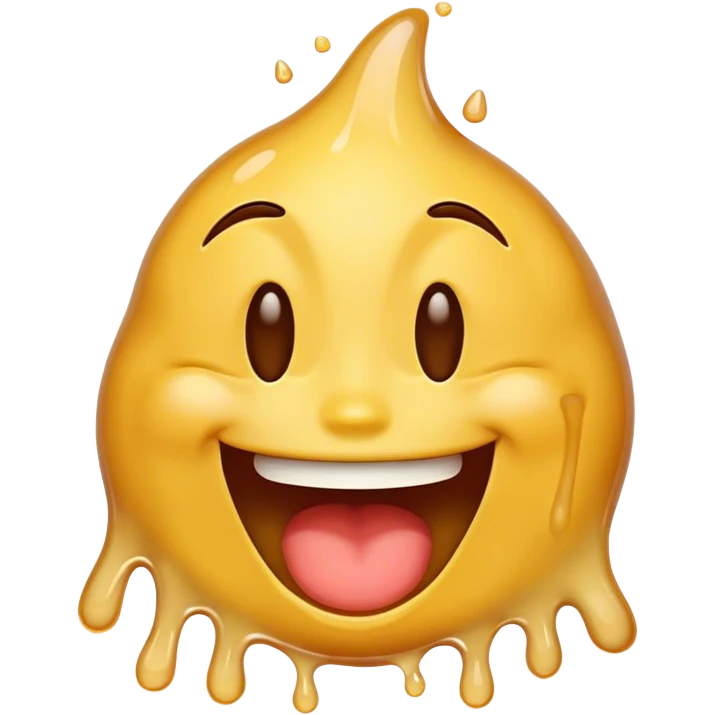 Melting laughing emoji emoji
