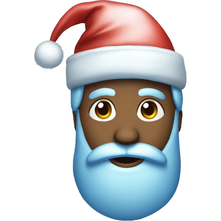 Blue Christmas emoji