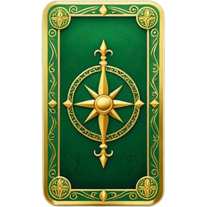 GREEN VALENTINES TAROT CARD DECK emoji