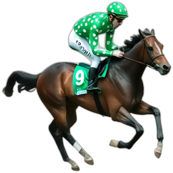 paul townend green polka dot jockey emoji