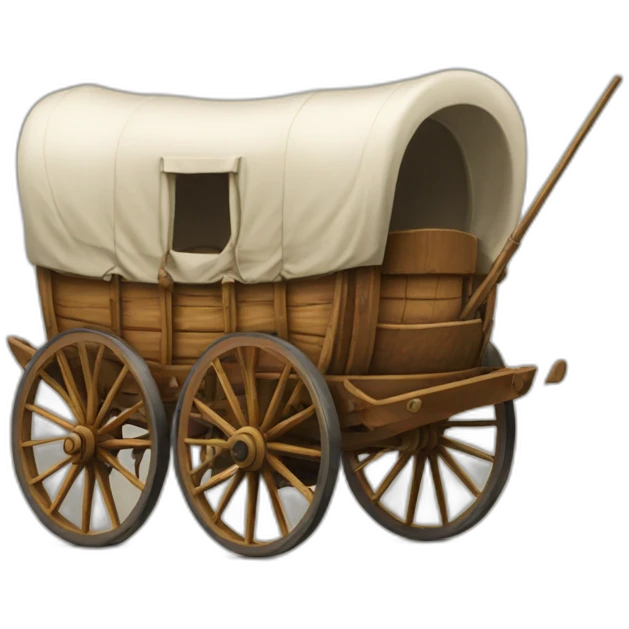 pioneer wagon emoji