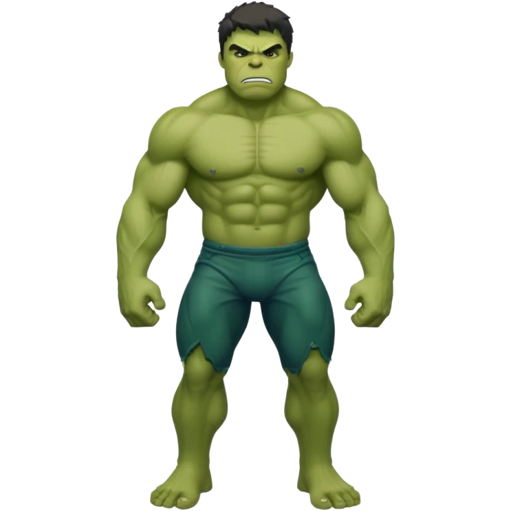 Hulk with full body emoji