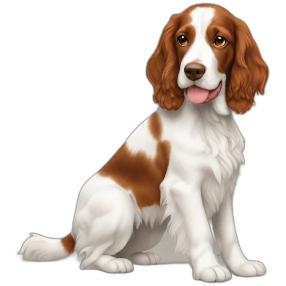 welsh springer spaniel dog cute emoji