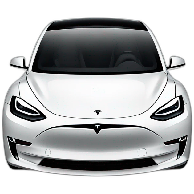 tesla model 3 emoji