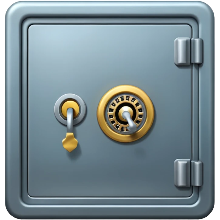 safe that is open without money in it emoji