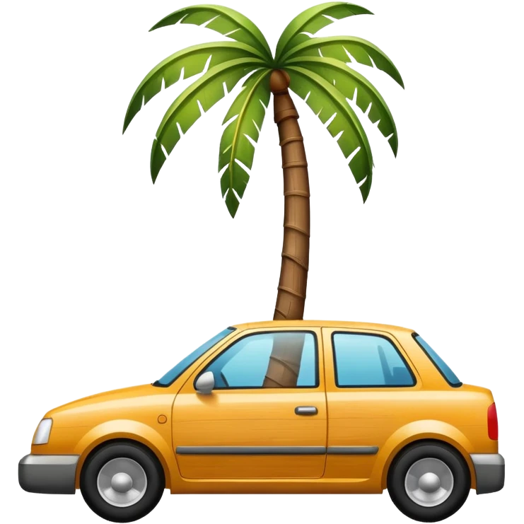 Palm tree car scratcher  emoji