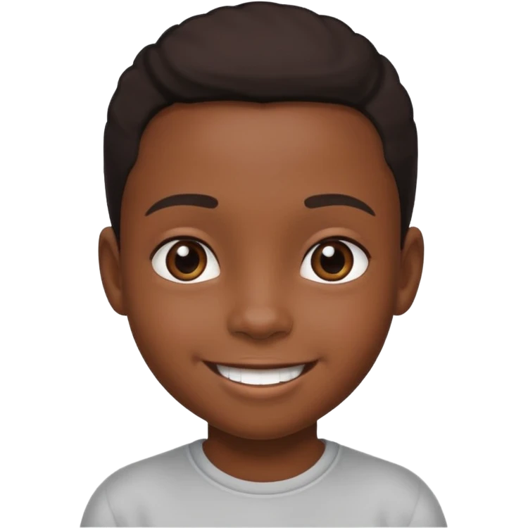 young black child emoji