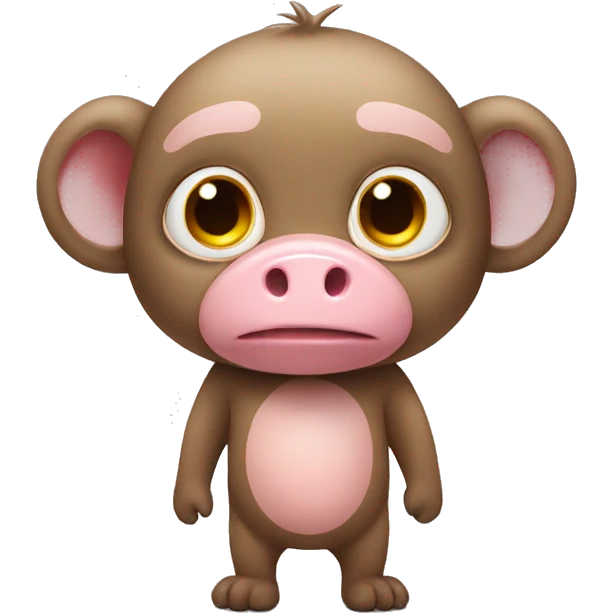 Monkey and pig  emoji