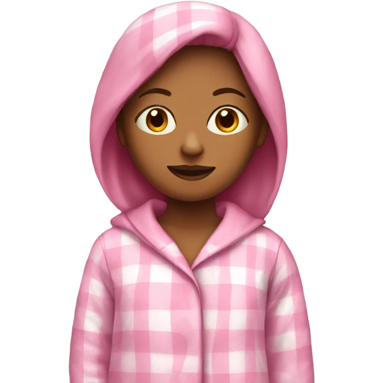 girl in pink pajamas emoji