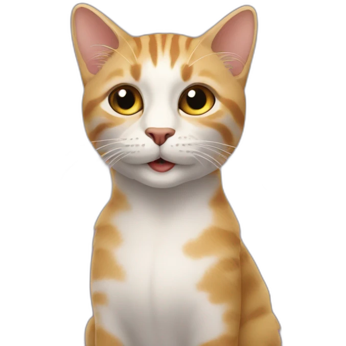 Kat met pimol emoji