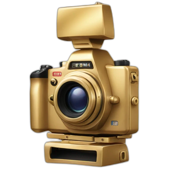 Camera gold  emoji