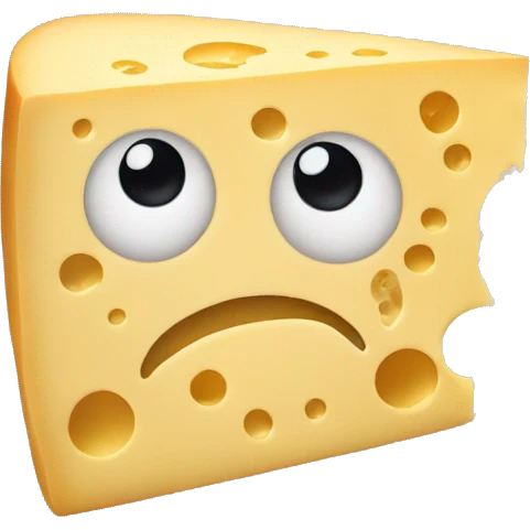cheese with stars as eyes emoji