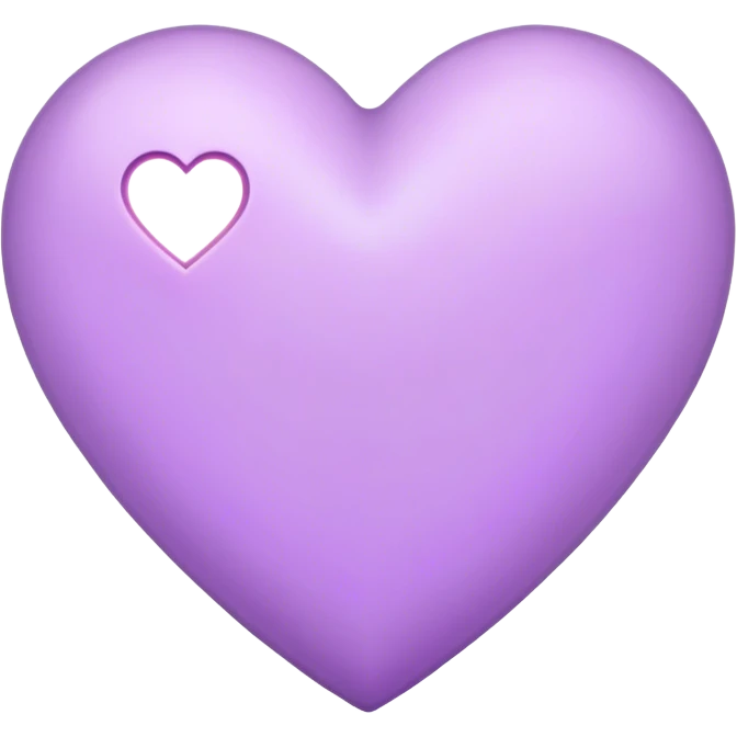 Light Purple Heart emoji emoji