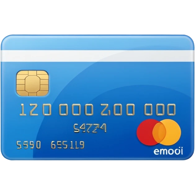 Bank card emoji