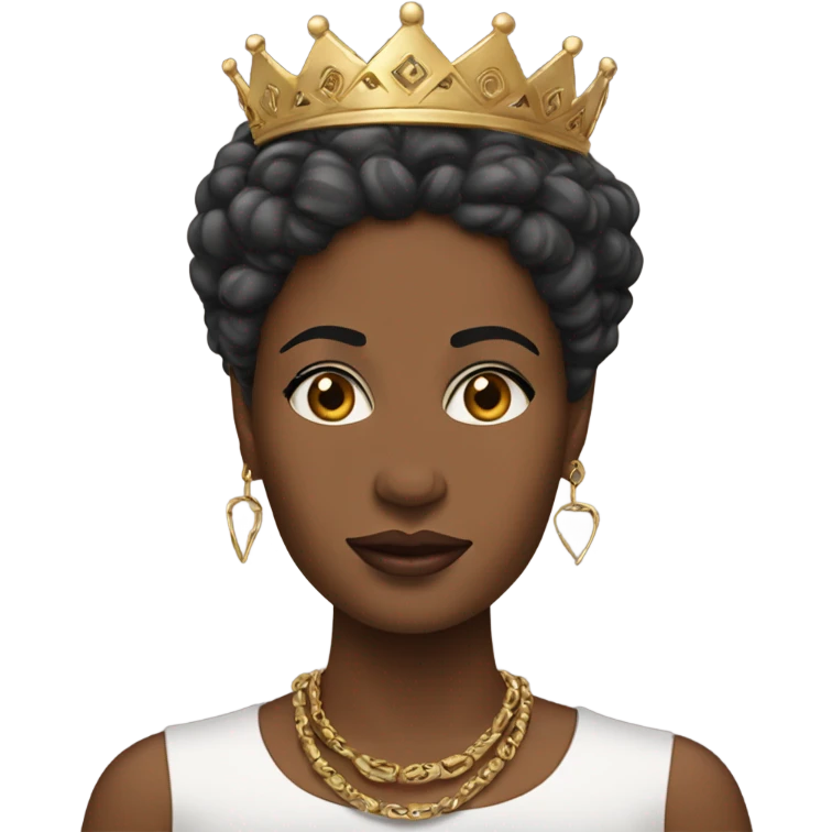 African queen ￼ emoji