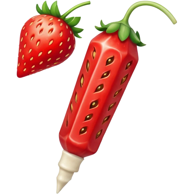 Kebab à la fraise  emoji