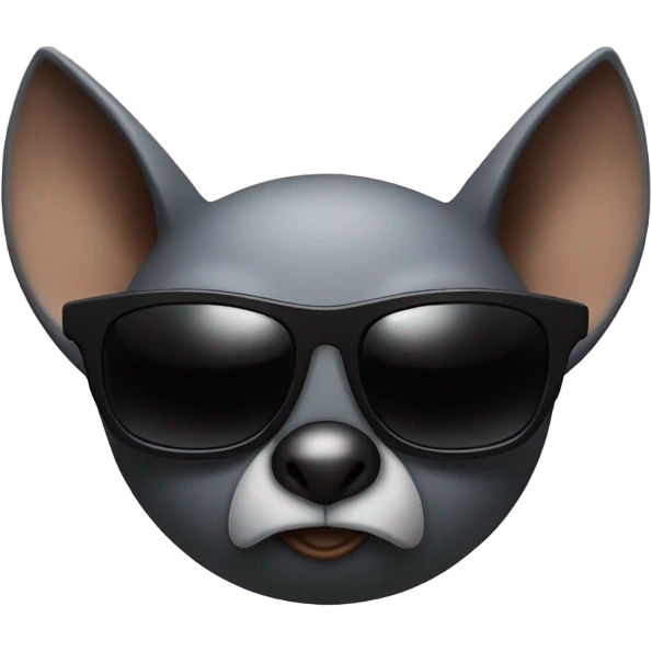 bat wearing sunglasses emoji