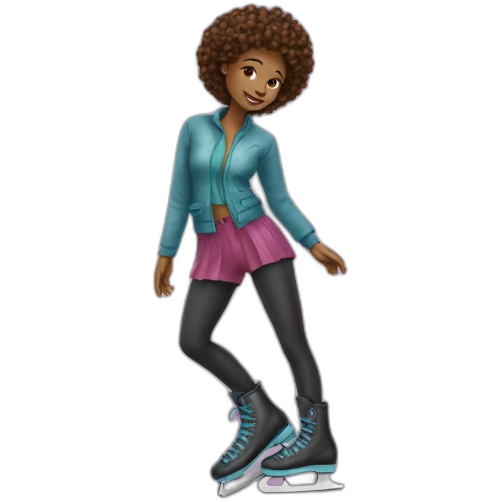 Patineuse artistique emoji