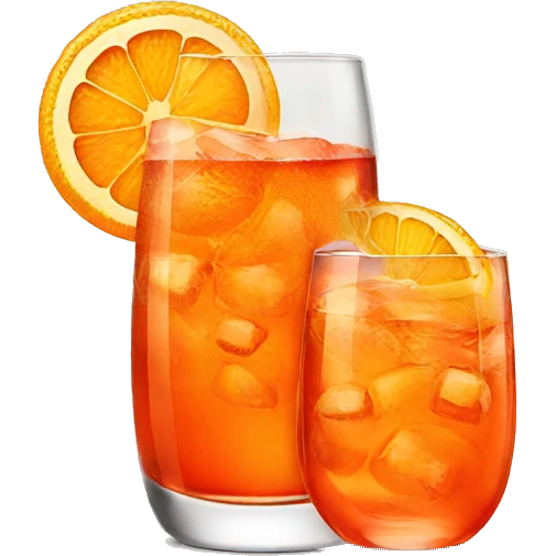 Aperol spritz glass emoji