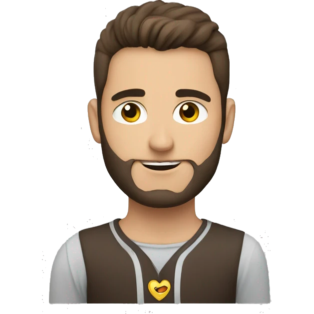 Braun herz  emoji