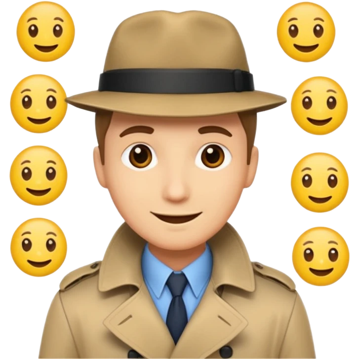 a detective film - several emojis emoji