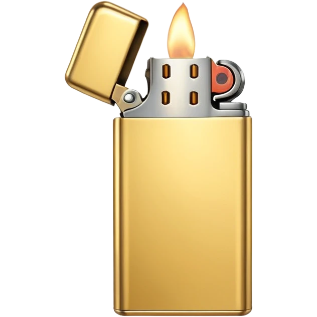 Golden lighter emoji